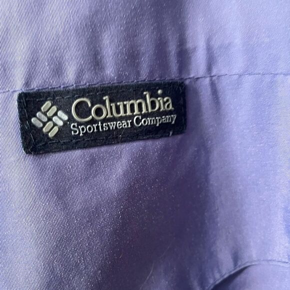 Vintage Columbia Whirlibird Mens Size Medium Purple Ski Jacket Coat Double Zip - Picture 2 of 13